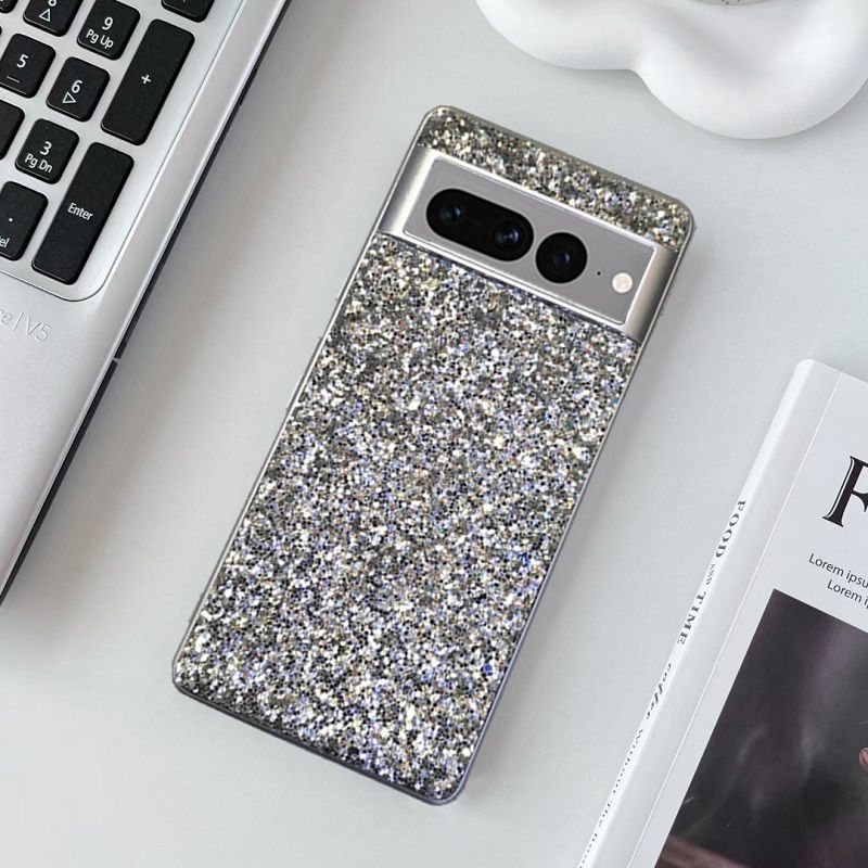 Phone Case for Google Pixel 9 8 7 6 9 XLPro,8A 7A 6A Electroplating Glitter Full Package Magnetic Protection Hard Case