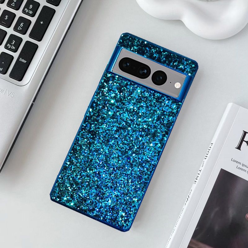 Phone Case for Google Pixel 9 8 7 6 9 XLPro,8A 7A 6A Electroplating Glitter Full Package Magnetic Protection Hard Case