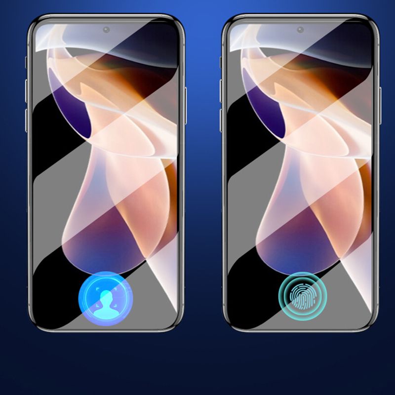 [2 Pack] - Soft Clear Ceramic Film for Xiaomi Redmi Note 14 13 12 11 10 Pro Liquid Nano-coated Soft Tempered Screen Protector HD clear touch sensitive fingerprint unlocked