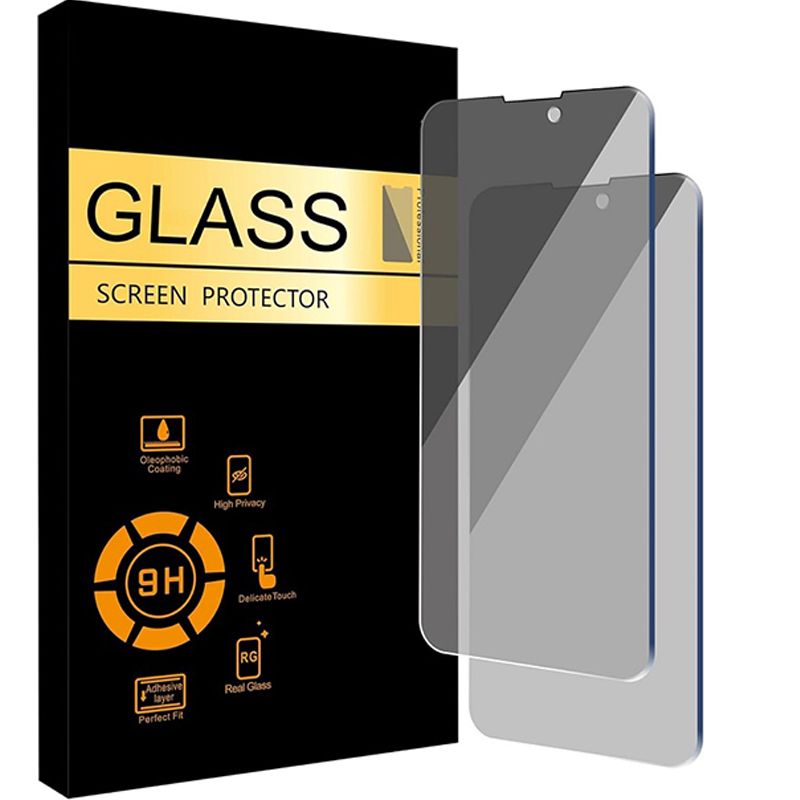[2-Pack] Privacy Screen Protector for iPhone 16 Pro Max,iPhone 16 Plus,iPhone 16 Pro Anti Spy Screen Protector Easy Installation, Bubble Free, Case Friendly Tempered Glass Film