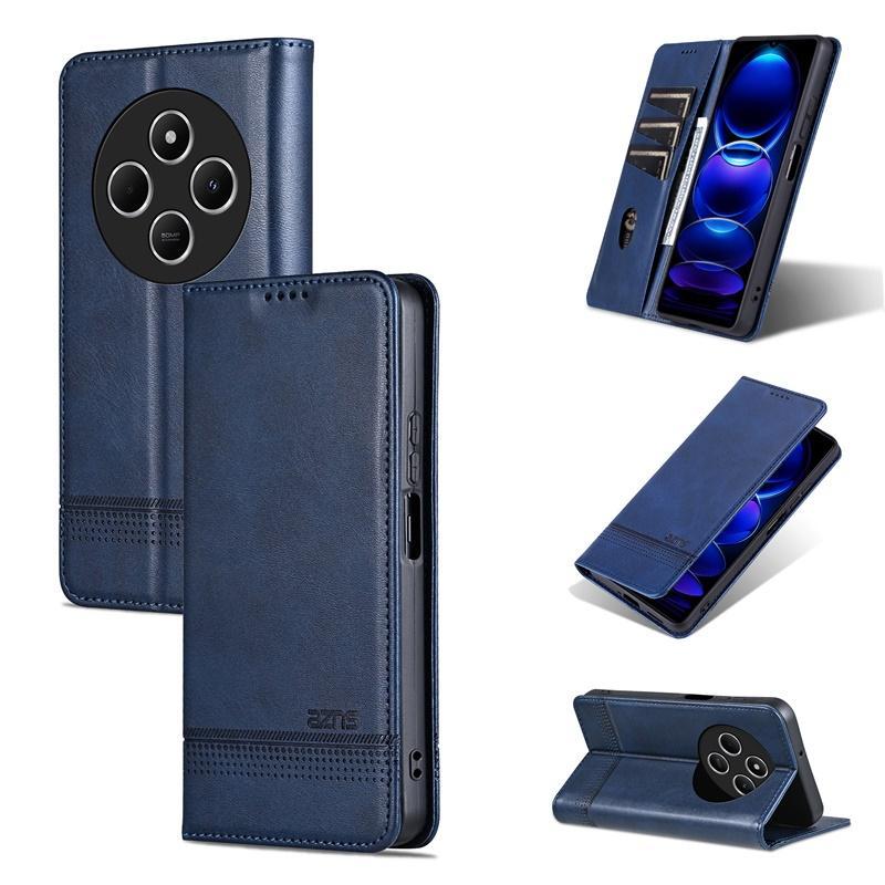Wallet PU Leather Flip Cover For Xiaomi Redmi 14C / Poco C75 6.88" Shockproof Protection Stand Holder Magnetic PU Leather  Protective Cover