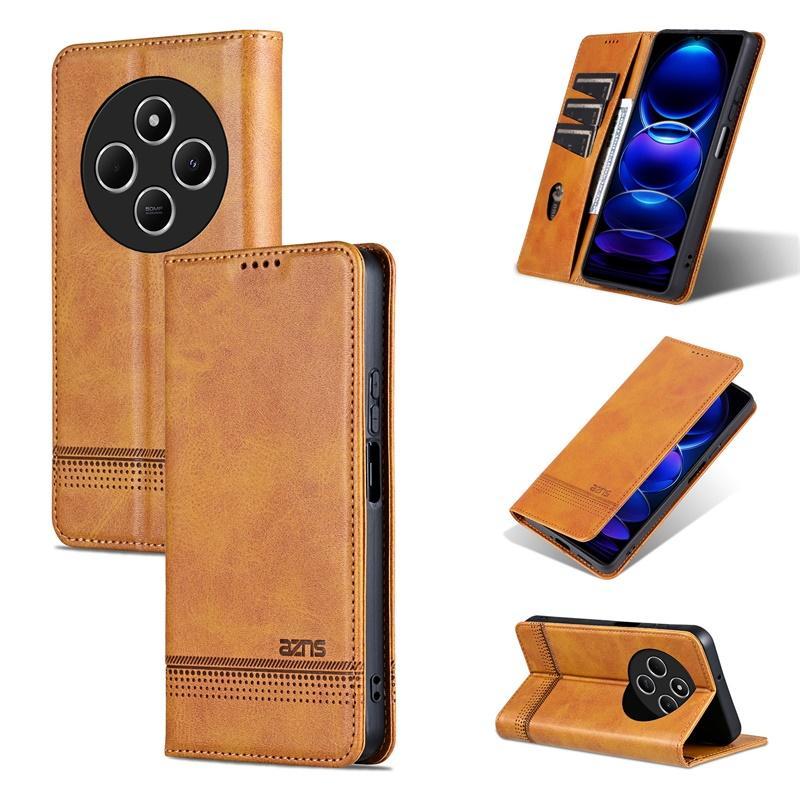 Wallet PU Leather Flip Cover For Xiaomi Redmi 14C / Poco C75 6.88" Shockproof Protection Stand Holder Magnetic PU Leather  Protective Cover