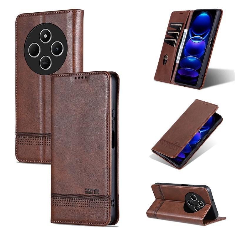 Wallet PU Leather Flip Cover For Xiaomi Redmi 14C / Poco C75 6.88" Shockproof Protection Stand Holder Magnetic PU Leather  Protective Cover