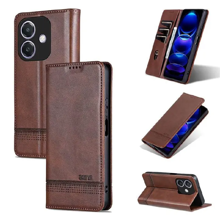Wallet PU Leather Flip Cover For OPPO A3/A40/A3X Shockproof Protection Stand Holder Magnetic PU Leather  Protective Cover