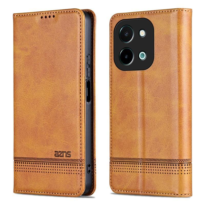 Wallet PU Leather Flip Cover For Vivo Y28 4G Shockproof Protection Stand Holder Magnetic PU Leather  Protective Cover