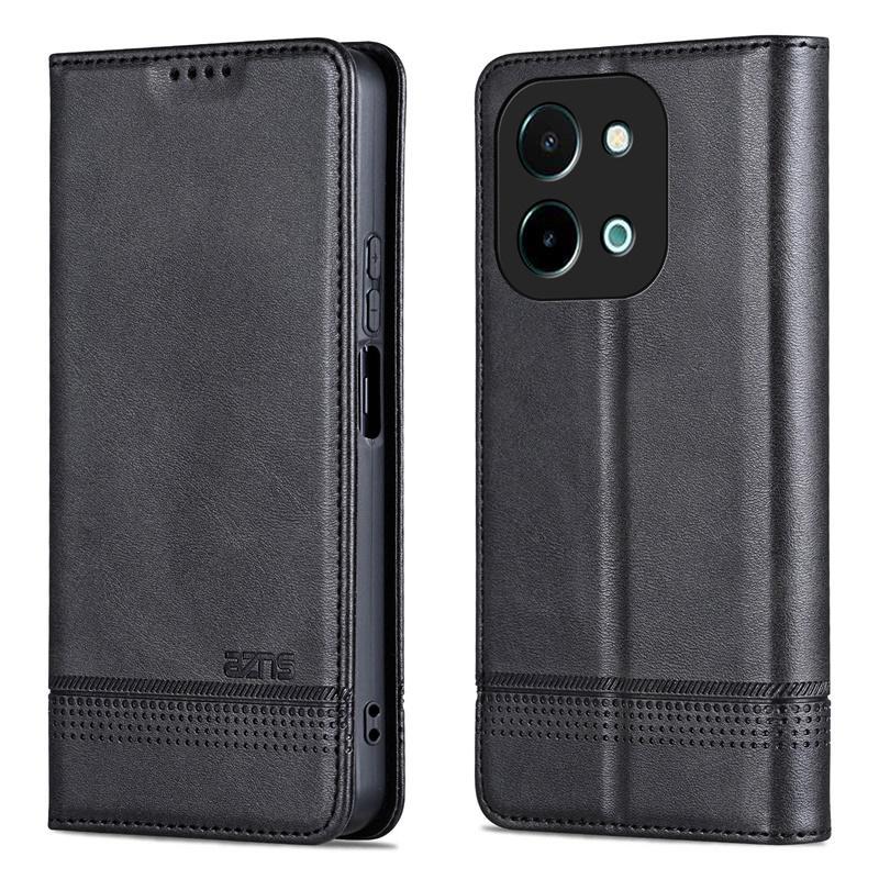 Wallet PU Leather Flip Cover For Vivo Y28 4G Shockproof Protection Stand Holder Magnetic PU Leather  Protective Cover