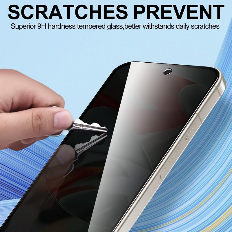 [2-Pack] Privacy Screen Protector for Google Pixel 10 Pro XL 9A 9 Pro XL,Pixel 8 Pro 7A 8A  Anti Spy Screen Protector Tempered Glass Film