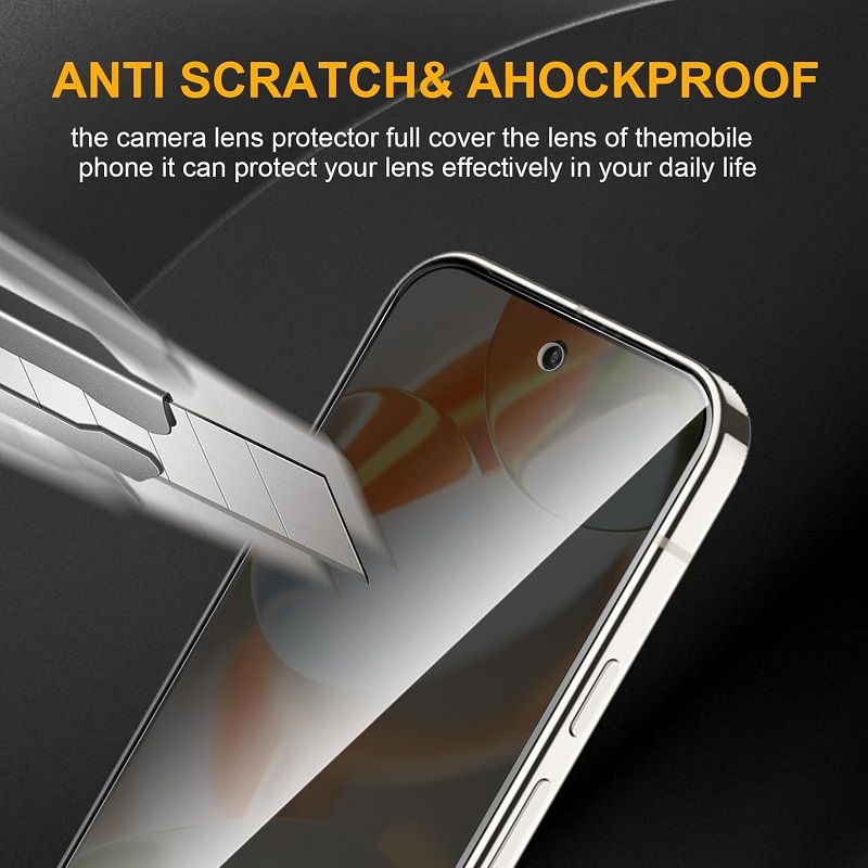 [2-Pack] Privacy Screen Protector for Google Pixel 10 Pro XL 9A 9 Pro XL,Pixel 8 Pro 7A 8A  Anti Spy Screen Protector Tempered Glass Film