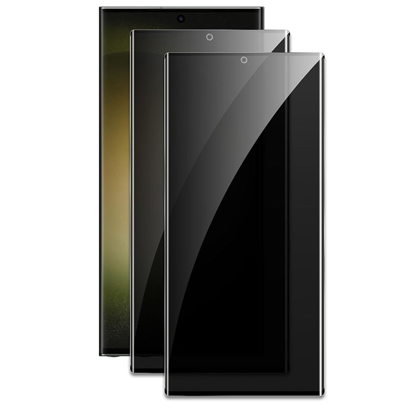 [2-Pack] Privacy Screen Protector for Samsung galaxy S24 S23 S22 Ultra,Tempered Glass Film 3D Full Coverage, 9H Hardness Bubble Free Screen Protector