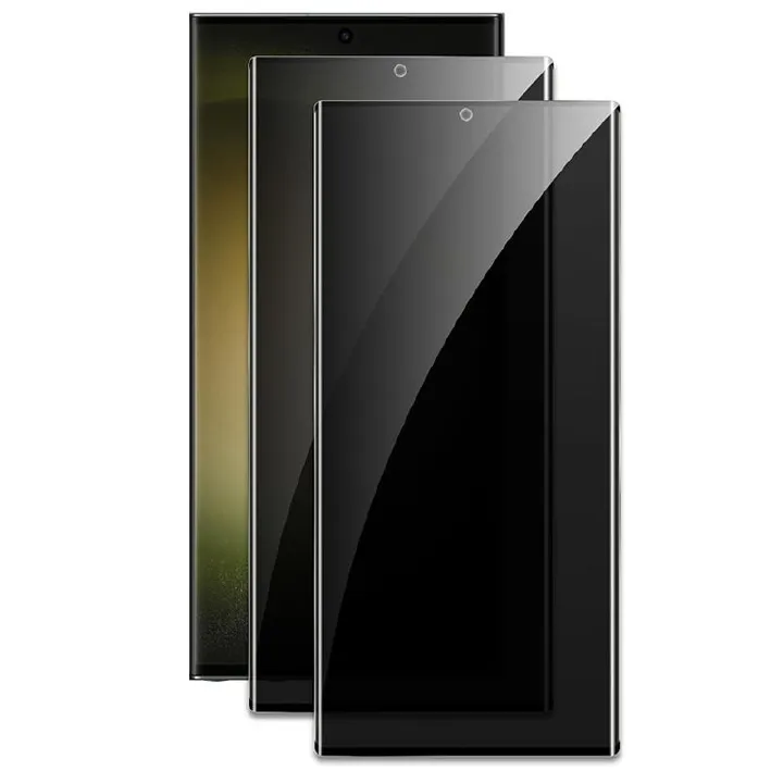 [2-Pack] Privacy Screen Protector for Samsung galaxy S24 S23 S22 Ultra,Tempered Glass Film 3D Full Coverage, 9H Hardness Bubble Free Screen Protector