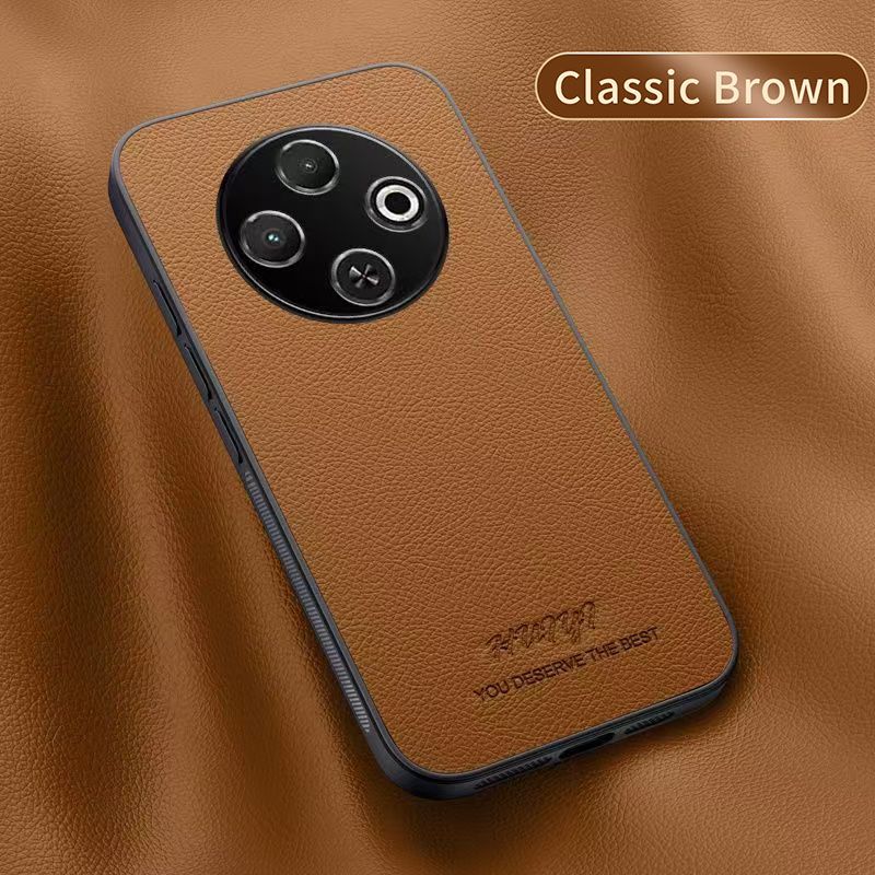 Business Leather Phone Case For Tecno Spark 30C Vehicle Mounted Magnetic Fashion Fall Prevention Protective Cover