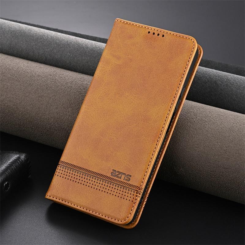 Wallet PU Leather Flip Cover For Samsung Galaxy A14 Shockproof Protection Stand Holder Magnetic PU Leather Protective Cover