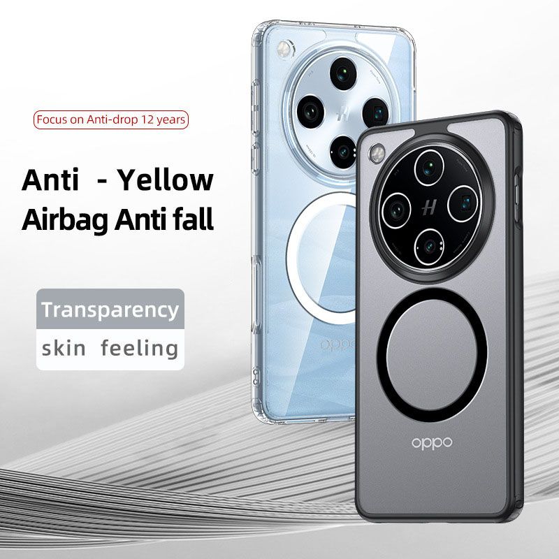 Magnetic Transparent Phone Case For OPPO Find X8 Pro X8 X7 Ultra X7 Fall prevention Protective Case