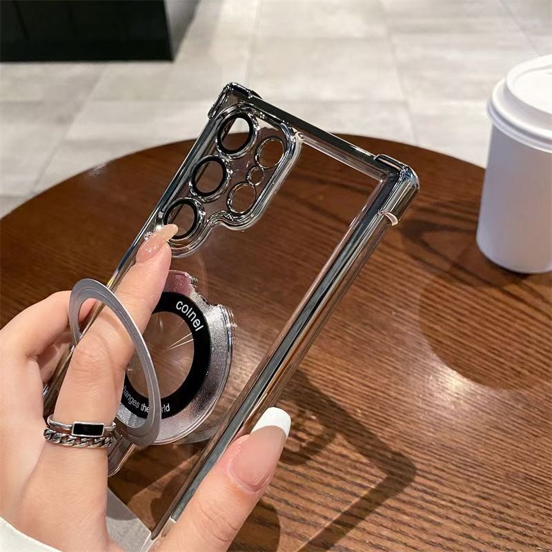 Cover for Samsung Galaxy A56 A36 A16 A55 A35 A25 A15 A05s A54 A34 S25 S24 S23 S22 S21 S20 Ultra S24 FE S25 Plus S25 Ultra S24 Ultra Note 20 Ultra Magnetic Anti Drop Soft Phone Case