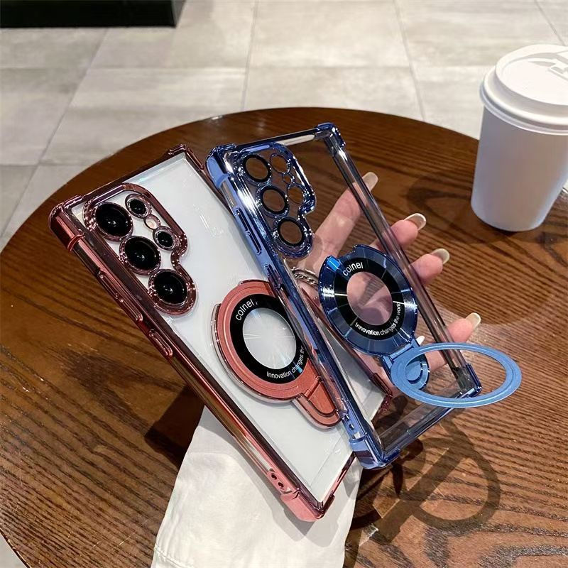 Cover for Samsung Galaxy A56 A36 A16 A55 A35 A25 A15 A05s A54 A34 S25 S24 S23 S22 S21 S20 Ultra S24 FE S25 Plus S25 Ultra S24 Ultra Note 20 Ultra Magnetic Anti Drop Soft Phone Case