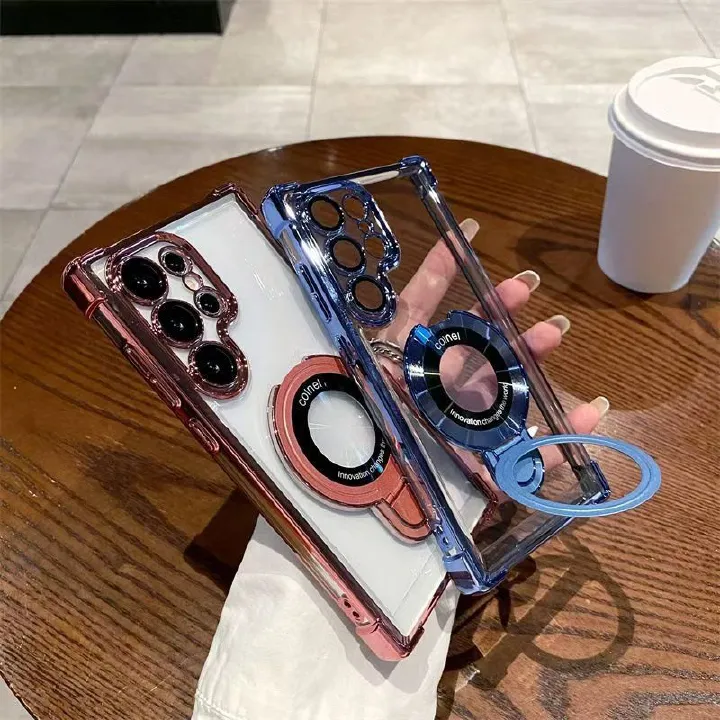 Cover for Samsung Galaxy A56 A36 A16 A55 A35 A25 A15 A05s A54 A34 S25 S24 S23 S22 S21 S20 Ultra S24 FE S25 Plus S25 Ultra S24 Ultra Note 20 Ultra Magnetic Anti Drop Soft Phone Case