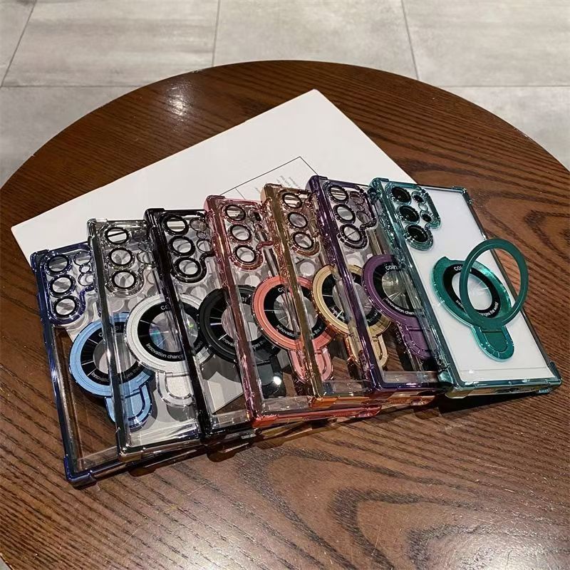 Cover for Samsung Galaxy A56 A36 A16 A55 A35 A25 A15 A05s A54 A34 S25 S24 S23 S22 S21 S20 Ultra S24 FE S25 Plus S25 Ultra S24 Ultra Note 20 Ultra Magnetic Anti Drop Soft Phone Case
