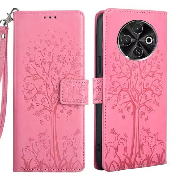Leather Phone Case Flip Cover for Tecno Spark 30C Shockproof Protection Stand Holder Magnetic PU Leather Case