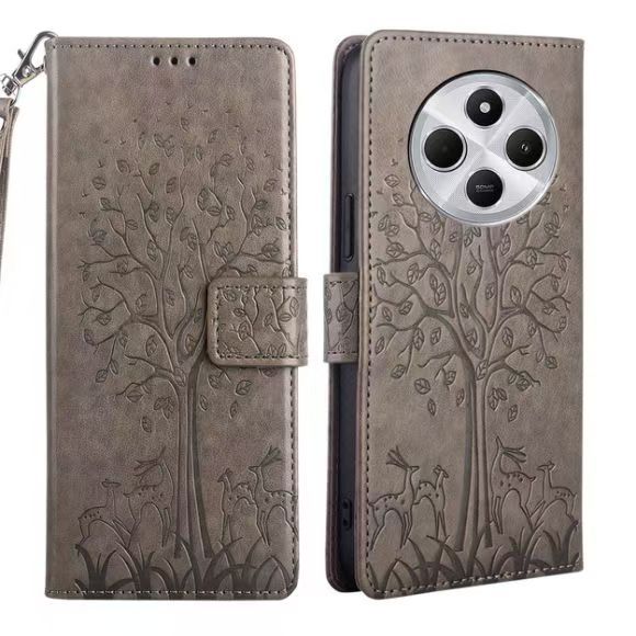 Leather Phone Case Flip Cover for Xiaomi Redmi 14C / Poco C75 Shockproof Protection Stand Holder Magnetic PU Leather Case