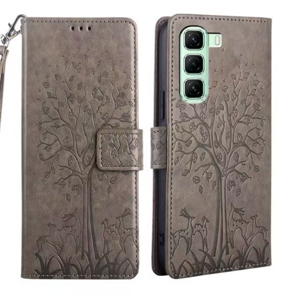 Leather Phone Case Flip Cover for Infinix Hot 50/ Hot 50 Pro/ Hot 50 Pro Plus Shockproof Protection Stand Holder Magnetic PU Leather Case