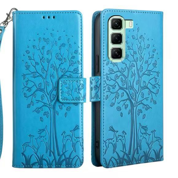 Leather Phone Case Flip Cover for Infinix Hot 50/ Hot 50 Pro/ Hot 50 Pro Plus Shockproof Protection Stand Holder Magnetic PU Leather Case