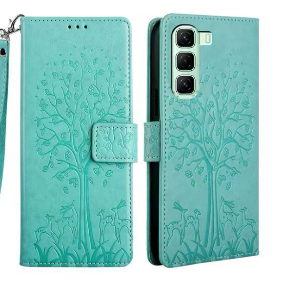 Leather Phone Case Flip Cover for Infinix Hot 50/ Hot 50 Pro/ Hot 50 Pro Plus Shockproof Protection Stand Holder Magnetic PU Leather Case
