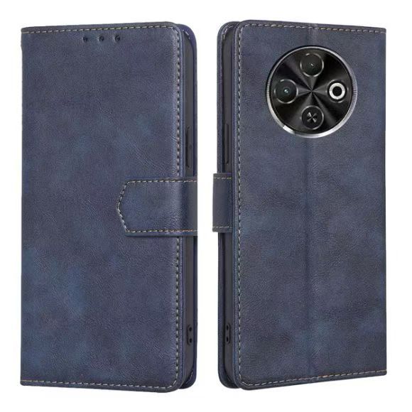 Leather Phone Case Flip Cover for Tecno Spark 30C Shockproof Protection Stand Holder Magnetic PU Leather Case