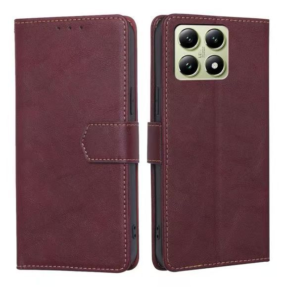 Leather Phone Case Flip Cover for Xiaomi 14T 5G/ Mi 14T Pro 5G Shockproof Protection Stand Holder Magnetic PU Leather Case