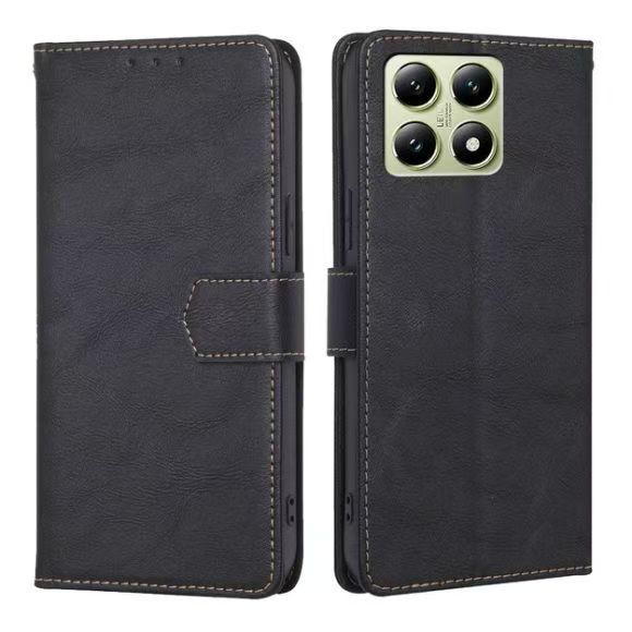 Leather Phone Case Flip Cover for Xiaomi 14T 5G/ Mi 14T Pro 5G Shockproof Protection Stand Holder Magnetic PU Leather Case