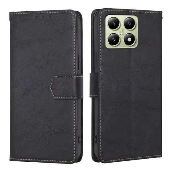 Leather Phone Case Flip Cover for Xiaomi 14T 5G/ Mi 14T Pro 5G Shockproof Protection Stand Holder Magnetic PU Leather Case