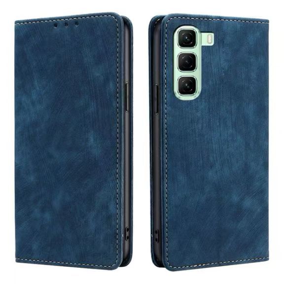 Leather Phone Case Flip Cover for Infinix Hot 50 Pro Plus/ Hot 50 Pro/ Hot 50 Shockproof Protection Stand Holder Magnetic PU Leather Case
