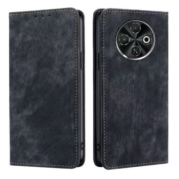 Leather Phone Case Flip Cover for Tecno Spark 30C Shockproof Protection Stand Holder Magnetic PU Leather Case