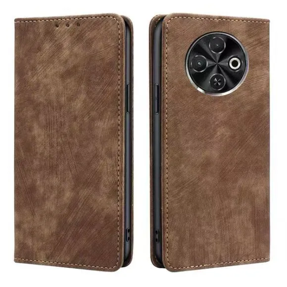 Leather Phone Case Flip Cover for Tecno Spark 30C Shockproof Protection Stand Holder Magnetic PU Leather Case