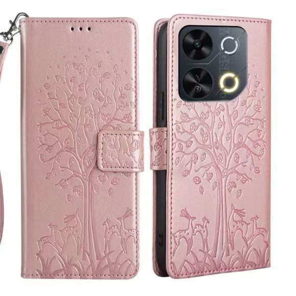 Leather Phone Case Flip Cover for itel P65 Shockproof Protection Stand Holder Magnetic PU Leather Case