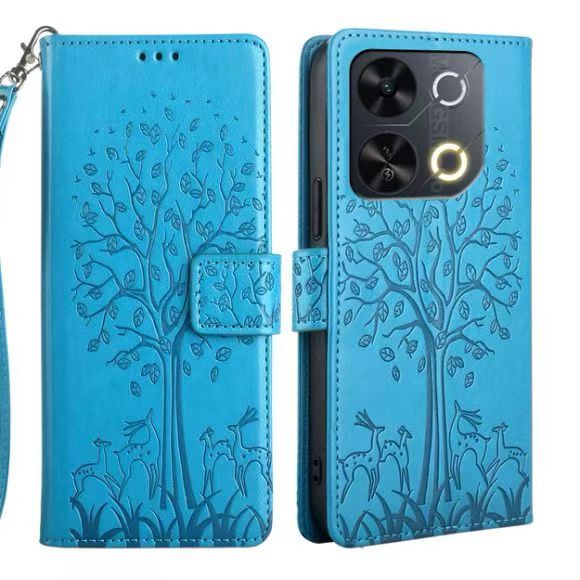Leather Phone Case Flip Cover for itel P65 Shockproof Protection Stand Holder Magnetic PU Leather Case