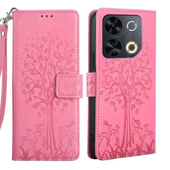 Leather Phone Case Flip Cover for itel P65 Shockproof Protection Stand Holder Magnetic PU Leather Case