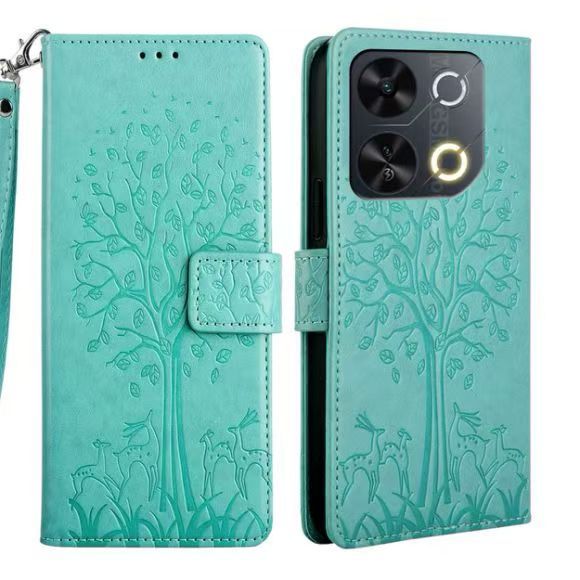 Leather Phone Case Flip Cover for itel P65 Shockproof Protection Stand Holder Magnetic PU Leather Case