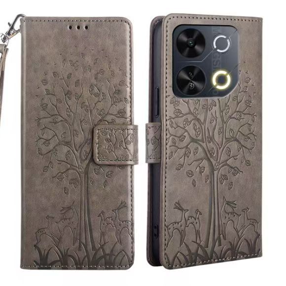 Leather Phone Case Flip Cover for itel P65 Shockproof Protection Stand Holder Magnetic PU Leather Case