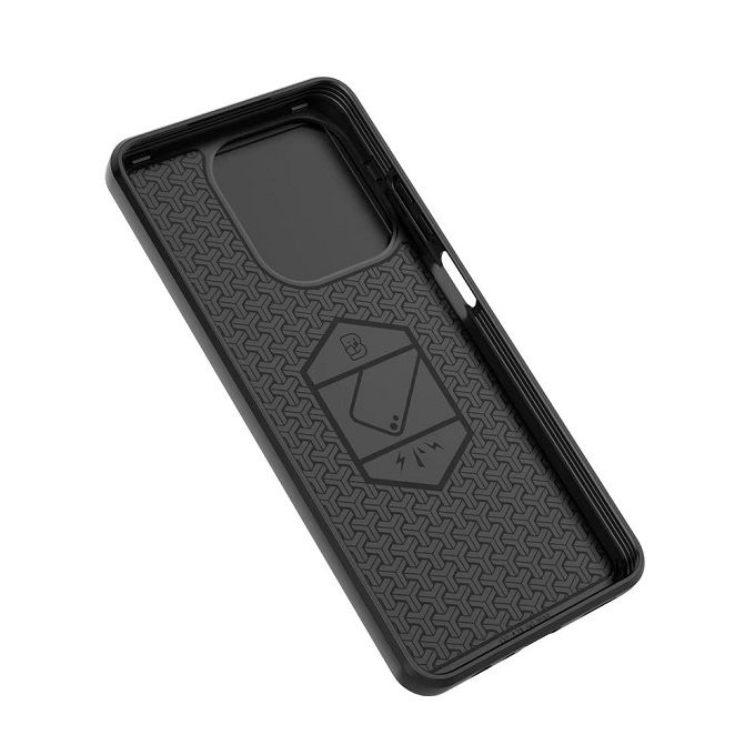 Luxury Slide Camera Lens Cover For OPPO A3/A3X/A40 Shockproof Bumper Cover vehicle-mounted Magnetic Kickstand Cover