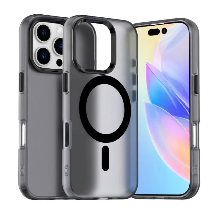 Transparent Candy Colorful Wireless Charging Phone Case for iPhone 16 Plus 16e SE4 15 Pro 14 Pro Max 14 Plus 16 Pro Max 13 Pro Max 12 Pro 11 Pro Max Magnetic Back Cover