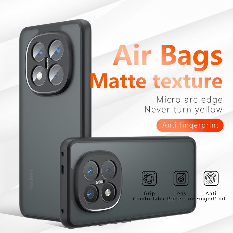 Matte Back Cover Phone Case For Xiaomi Redmi Note 14 Pro 14 Pro+ Plus 13 Pro 13 Pro+ Plus 13R 12 Pro 12 Pro+ Plus 12s 12 Turbo Fall prevention Protective Case