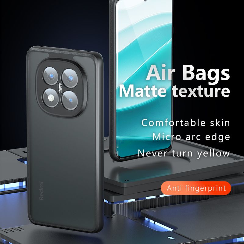 Matte Back Cover Phone Case For Xiaomi Redmi Note 14 Pro 14 Pro+ Plus 13 Pro 13 Pro+ Plus 13R 12 Pro 12 Pro+ Plus 12s 12 Turbo Fall prevention Protective Case