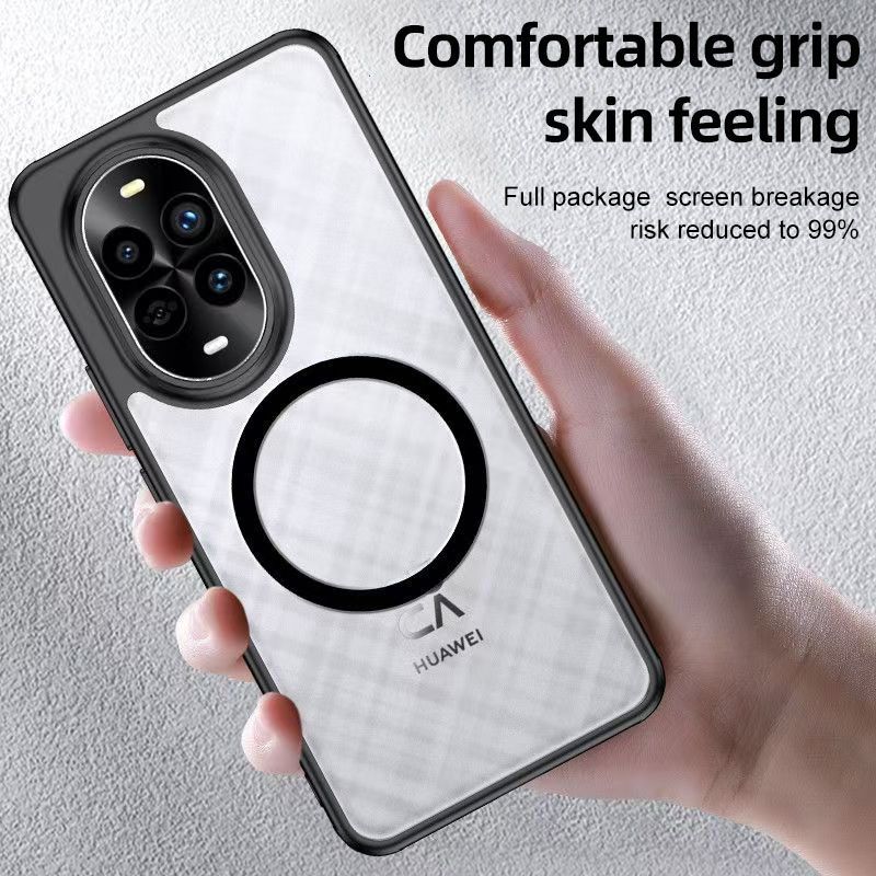 Magnetic Transparent Phone Case For Huawei Nova 12 Pro 13 13 Pro 12 Ultra Fall prevention Protective Case