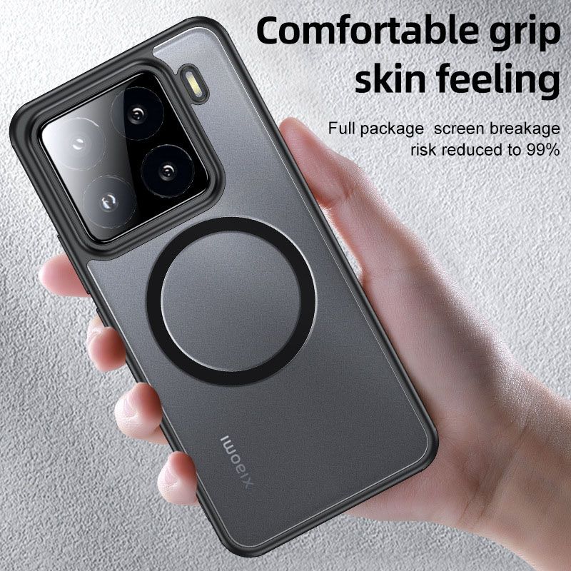 Magnetic Transparent Phone Case For Xiaomi 15 5G, 15 Pro 5G, 14 5G, 14 Pro 5G, 14 Ultra 5G Fall prevention Protective Case