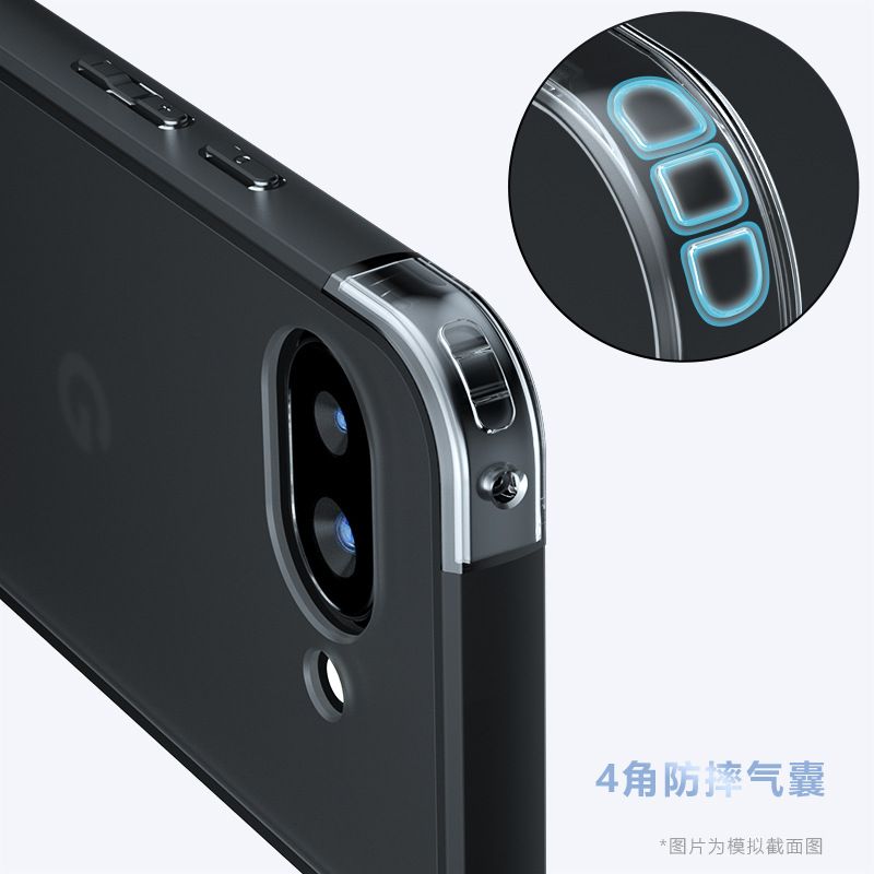 Matte Back Cover Phone Case For Google Pixel 9a 5G Fall prevention Protective Case