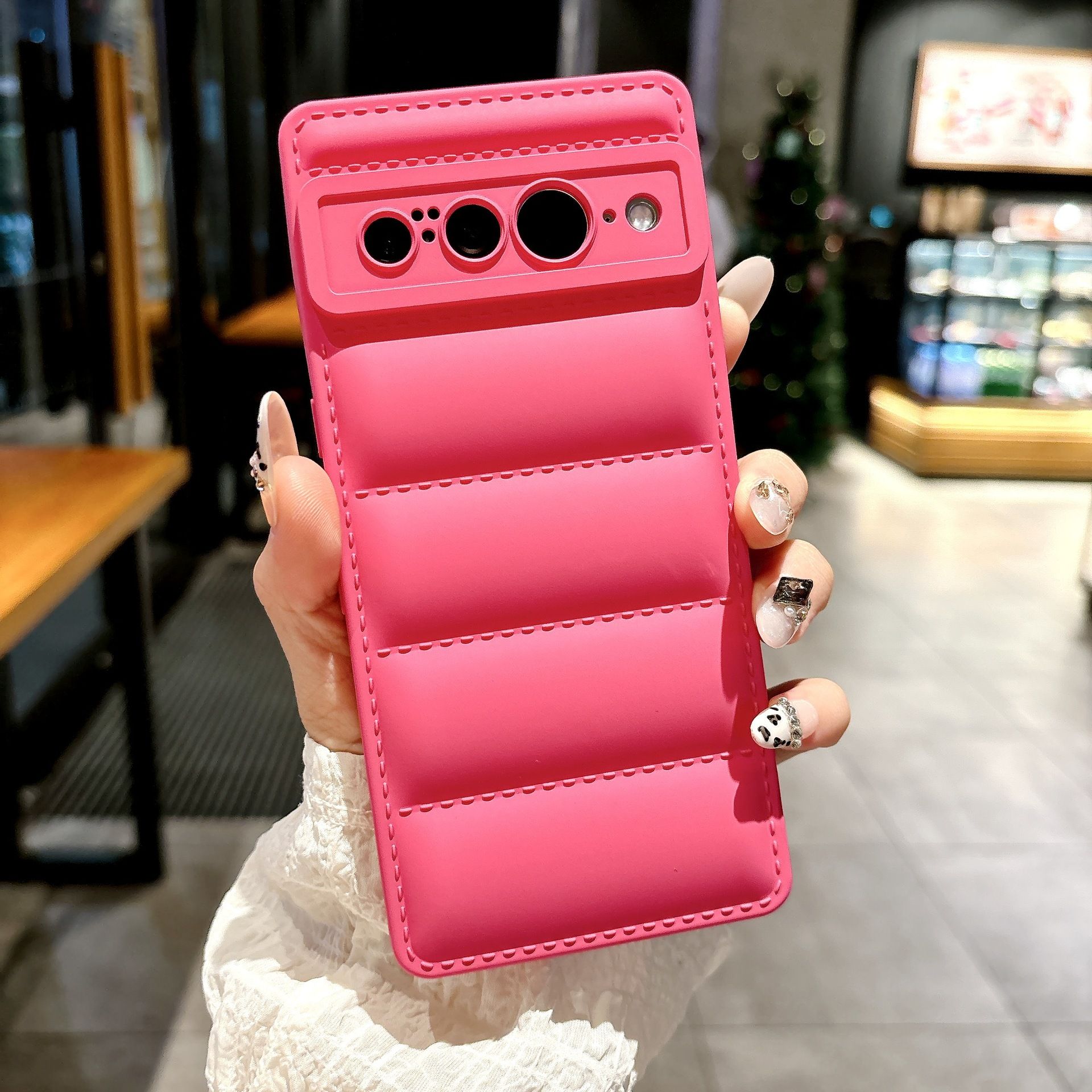 Liquid silicone Phone Case for Google Pixel 8 7 6 Pro,Pixel 8A 7A 6A Pixel 5 4 3 XL 5a 4A Shockproof Bumper Cover
