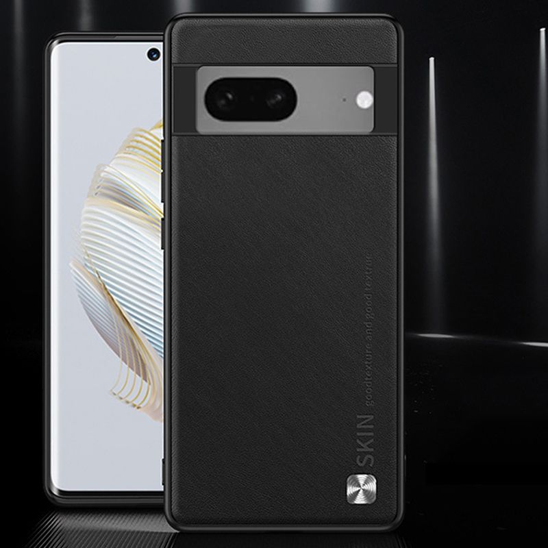 Phone Case for Google Pixel 9 Pro XL Pixel 9 8 7 6 Pro,Pixel 9A 8A 7A 6A 5A 4A 4 5 XL Business Solid Color Plain Leather All Inclusive Protective Case