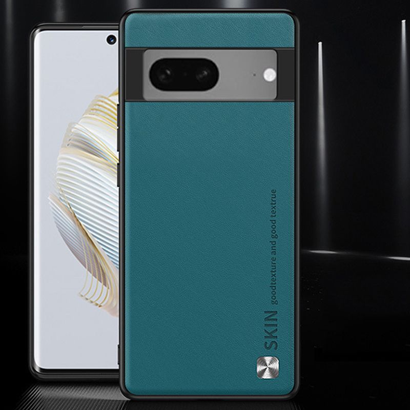 Phone Case for Google Pixel 9 Pro XL Pixel 9 8 7 6 Pro,Pixel 9A 8A 7A 6A 5A 4A 4 5 XL Business Solid Color Plain Leather All Inclusive Protective Case
