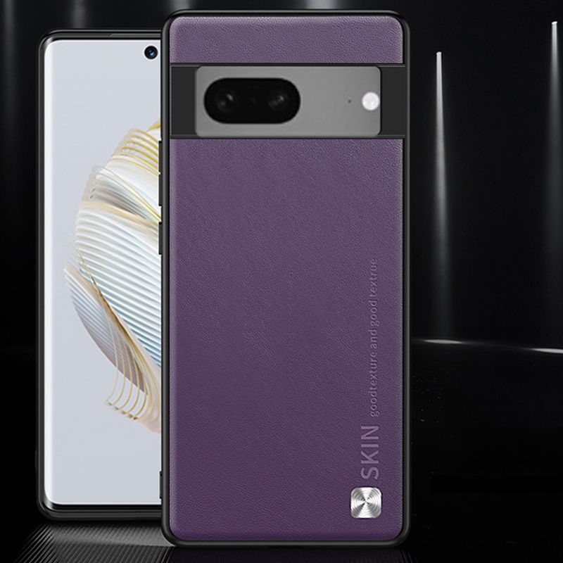 Phone Case for Google Pixel 9 Pro XL Pixel 9 8 7 6 Pro,Pixel 9A 8A 7A 6A 5A 4A 4 5 XL Business Solid Color Plain Leather All Inclusive Protective Case