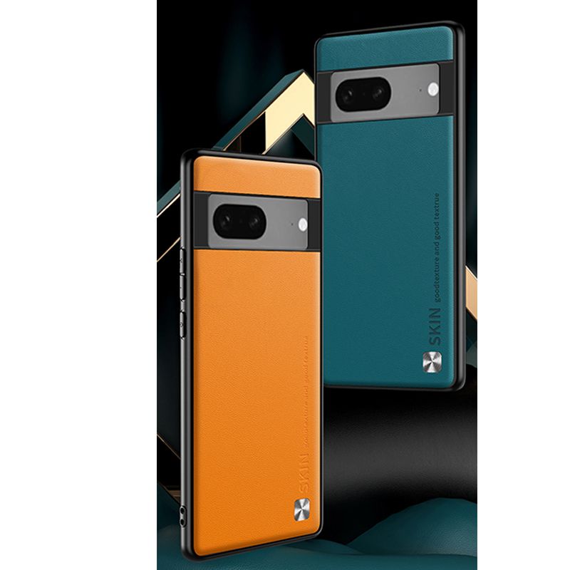 Phone Case for Google Pixel 9 Pro XL Pixel 9 8 7 6 Pro,Pixel 9A 8A 7A 6A 5A 4A 4 5 XL Business Solid Color Plain Leather All Inclusive Protective Case